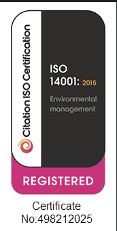 ISO 14001 certified — environmental management
